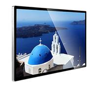 Versión Spacmirrors del Marco De Fotos Electrónico De Red, Álbum De Fotos Digital, Máquina De Publicidad Montada En La Pared, Pantalla LCD De Vista Completa, Marco De Aluminio Ultrafino, 4K HD 19