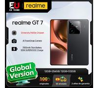 Realme GT 7 12GB 512GB Azul AMOLED 7000mAh Carga 120W IA Integrada