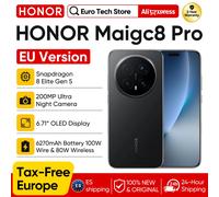 Versión EU Honor Magic 8 Pro 5G Smartphone Snapdragon 8 Elite Gen 5 200MP AIMAGE 6270mAh 100W 6.71'' OLED NFC eSIM HONOR Sunrise Gold