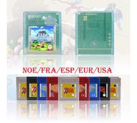 Versión USA/EUR/NOE/ESP de The Legend of Zelda: Awakening/Seasons/Ages, Cartucho de Videojuego GBC de Alta Calidad con Batería NOE-Awakening DX