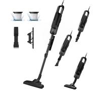 VersLife Aspiradora con Cable 30KPA, Escoba Aspiradora de 5m | Potente y Ligera, Diseño Antienredos y Tubo Telescópico, para Pelos de Mascotas, Alfombras y Suelos