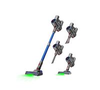 VersLife Aspiradora sin Cable 40KPA/500W,Z8 Escoba Inalámbrica Potente con Pantalla LED,Luz Verde,Diseño Autoportante,45 Min de Autonomía,para Pelo de Mascotas,Suelo y Alfombra