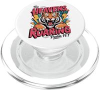 Verso bíblico Cristiano Retro The Heavens Are Roaring PopSockets PopGrip para MagSafe