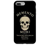 Verso Cristiano Memento Mori Minimal Skeleton Moon Carcasa para iPhone 7 Plus/8 Plus