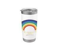 Verso de la Biblia cristiana Rainbow We're Taking It Really Back Vaso térmico de acero inoxidable de doble pared