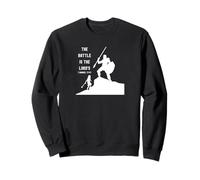 Verso de la Biblia David y Goliat Escritura Cristiana Motivador Sudadera
