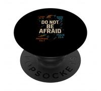 Verso de la Biblia Do Not Be Afraid Vintage Mens Christian Faith PopSockets PopGrip Adhesivo