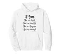 Verso de la Biblia para mamá, Día de la Madre, Apreciación de mamá Sudadera con Capucha