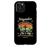 Verso de la Biblia Waymaker - Creer en Dios y Jesús - Cristiano Carcasa para iPhone 11 Pro