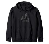 Verso de poesía Poeta Escritor Versos In My Veins Bookish Cita Sudadera con Capucha