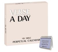 Verso Un Da Calendario Perpetuo | Disfrtalo ao tras ao 365 versculos cristianos de la Biblia NVI para inspirar tu devocional diario Verscul