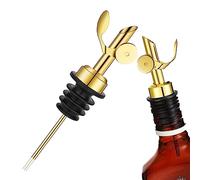 Versores Pesados de Acero Inoxidable, volteamiento automático de la Boquilla vertedora de Alcohol - Boquilla de Aceite de Acero Inoxidable para Botella de Alcohol, vinagre, Bar,