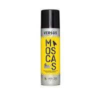 VERSUS MOSCAS - Insecticida contra Moscas, Mosquitos y otros Insectos Voladores - Efecto Barrera - Especial Polilla de la Ropa - Acción Inmediata - 6 Meses sin Insectos - Pulverizar sobre Superficies
