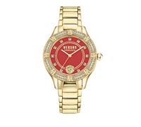 Versus Versace Canton Road Collection Reloj de lujo para mujer, Rojo -, OS, Versus Versace | vidrio Canton Road