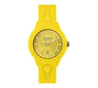 Versus Versace Mens Tokyo. Sporty Fashion Watch with Date Function. Adjustable Silicone Strap. Includes Travel Gift Pouch., Amarillo, OS, Versus Versace | Tokio