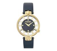 Versus Versace Reloj Analógico para Mujer de Cuarzo con Correa en Cuero VSP490218