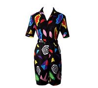 VersusModa Similar Once Undi Top y Pantalones Cortos Peluca Vestido Carnaval Mujer Niña Cosplay Stranger Traje Things UNDST05B, multicolor, S