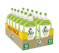 Vert di Chanteclair - Ecodetergente platos, limón y albahaca - Hipoalergénico, metal tested, 100% activo de origen vegetal, fórmula desengrasante - 12 botellas de 500 ml
