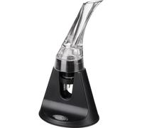 Vertedor aireador de aromas Trudeau con soporte para botellas de vino tinto.