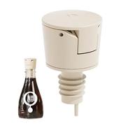 Vertedor de aceite de oliva - Tapón de botella multifuncional, tapón dosificador a prueba de fugas, mecanismo de apertura y cierre automático para botellas de vino, salsas y especias, vertedor de
