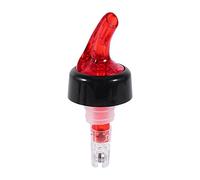 Vertedor de botellas medido automático de 50 ml, vertedor de licor de plástico, dispensador de cócteles de vino para pub para alcohol, vino, licores, cocina de bar en casa (Roja)