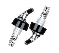 Vertedor de chupito - Par de vertedores de botellas de precisión | Diseño para porciones de 30 mililitros, ventaja en la precisión de mezcla, colocación en la barra durante la preparación