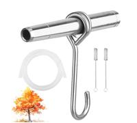 Vertedor de - de sirope de arce | Juego de recolección de acero inoxidable, herramientas de extracción de reutilizables, de soporte de flujo de natural, diseño fácil