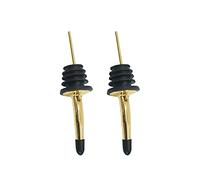 Vertedor de vino, 2/3 piezas de acero inoxidable, boquillas de alcohol, dispensador de botellas, tapón de botella de vino con tapa, accesorios de vino, vertedores de botellas para licores (2 unidades