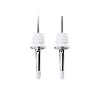 Vertedor de vino de acero inoxidable, vertedor de licor de vino, tapón vertedor de botellas de aceite, vertedor de botellas de vino para licores (34)