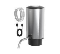 Vertedor de vino eléctrico, decantador automático inteligente, de vertido de flujo rápido, decantador inteligente con tubo de silicona, bomba de botella de vino recargable por USB para cocina