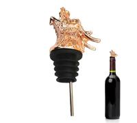 Vertedor de vino - Vertedor de vino de aleación de zinc, vertedor de botellas de vino | Único vertedor de cabeza de dragón, vertedor de vino en forma de cabeza de dragón, aireador de vino con sellado