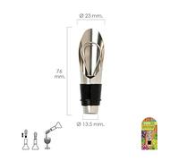 Vertedor Escanciador Vino Acero Inoxidable Con Tapon