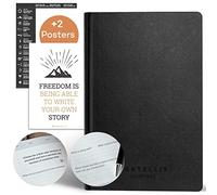 Vertellis Capítulos: diario sin fecha para gratitud, reflexión y cuidado personal | Diario de gratitud, diario de autocuidado y diario con citas e indicaciones. Más de 100 páginas. Tapa dura de cuero