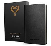 Vertellis Chapters - Diario de introspección, negro y blanco, de 13 semanas, 13 x 20 cm, para trabajar la conciencia total, la gratitud y la inteligencia emocional (idioma español no garantizado)