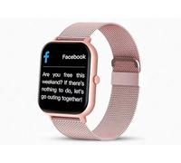 Vertente Oportuna Smartwatch Elite H13 Smartwatch Elite H13 Rosa com Pulseira Metálica - Monitoramento Avançado de Saúde e Fitness