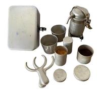 Verter sobre el kit, café verter sobre el conjunto, Kit vintage extra raro, Coffee vintage portátil Conjunto para la elaboración de cerveza en casa y el viaje de camping viaje de cocina coleccionista