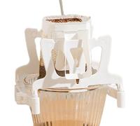 Verter sobre el soporte del filtro de café - plegable café filtro titular de papel, papel de relleno de café reutilizable, soporte para verter sobre la preparación, Portable Coffe Fillter