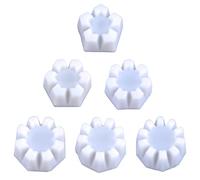 Verter tazas de flores | 6 unids/set herramientas de pintura acrílica suministros de pintura,5 6 7 8 9 10 tazas de flores multi-ranuras para verter suministros de arte de acril