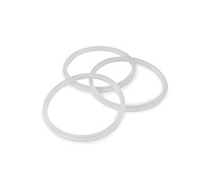 VERTES Juego de 3 juntas de silicona, recambio para embutidoras VERTES de 3, 5 y 7 litros, junta de embutidora entre el émbolo y el cilindro, recambio de junta, alta calidad, 3 piezas