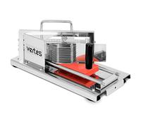 VERTES Mandolina de acero inoxidable para rodajas de 4,5 mm, cortador de verduras profesional, cortador de tomates para hostelería, cortador manual de verduras, cortador de patatas de 13 cuchillas