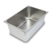 VERTES Recipiente GN 1/1 Gastro Norm Gastronorm (Acero inoxidable, 200 mm de profundidad, higiénico, inoxidable, resistente a los arañazos, resistente a temperaturas de -40° a +300°C, para baño maría)