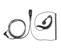 Vertex Auricular gancho para Vertex, Dynascan, Yaesu Auricular tipo gancho con micrófono "PTT" y pinza .