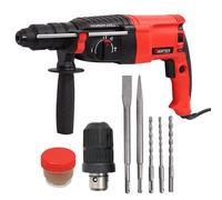Vertex VMW900RED, 900W, SDS+, con caja de PVC, 0-900 rpm, diámetro de perforación 13/26/30 mm, con juego de brocas y cinceles