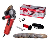 Vertex vsk12502v, 900 w, 125 mm, amoladora angular ajustable de 6 velo