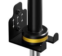 Vertical Barbell Holder, Wall-Mounted Weight Rack, Barbell Shelf with Heavy-Duty Design, Sturdy Metal Construction, Gym Accessory with Non-Slip Feature, Fitness Necessities for Small Space