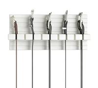 Vertical Belt Organizer, Wall-Mounted 11 Inch Wooden Rack with High Capacity Hooks, Modern Style Bedroom Gear, Professional Grade Hanger for Closet, Tie & Belt Storage for Adults Women Men