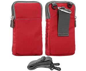Vertical Bolsa de Teléfono Celular, Pequeño Bolsa Bandolera Hombre, 6.1" Funda Porta Movil Bolso con Clip de Cinturón Bolsa de Mano Bolsos de Hombro Billetero Cruzado Monedero Cartera con Mosquetón