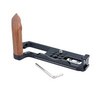Vertical de liberación rápida L soporte de placa de madera manija lateral L soporte reemplazo para cámara X T4
