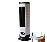 Vertical Fan - USB Rechargeable 5 Speed Tower Fan, Low Noise Adjustable Floor and Desktop Cooling Fans with Portable Bladeless Design for Bedroom, Office, Dorm, Camping, Kitchen and Beach Use