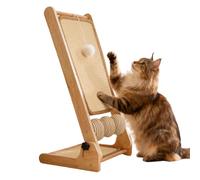 Vertical Foldable Cat Scratching Board Large - Pine Sisal 33x28x60cm 1850g Wear Resistant - Ramp Nail Grinder For Cats Dogs - Sisal Scratcher